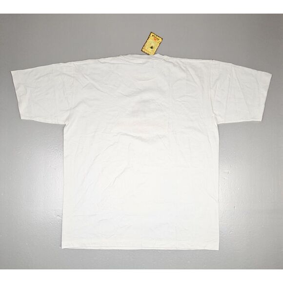 Asante Sana Kenya T-Shirt Mens 2XL. Vintage Africa White Embroidered Giraffe.‎ - Picture 7 of 7